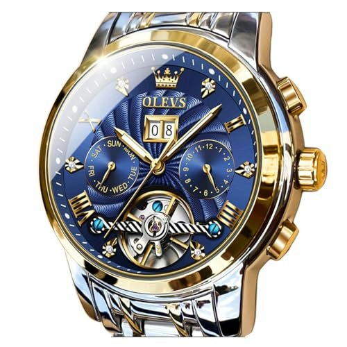 Olevs Men's Skeleton Automatic Mechanical Watch: $117.60 Olevs Men's Skeleton Automatic Mechanical Watch: $117.60