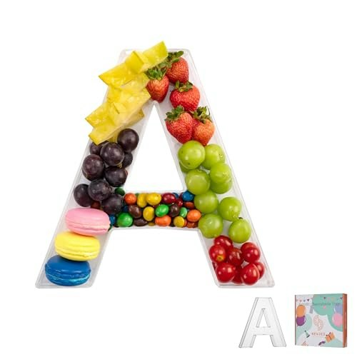 11-Inch Clear Acrylic Letter A Charcuterie Tray: $15.19 11-Inch Clear Acrylic Letter A Charcuterie Tray: $15.19
