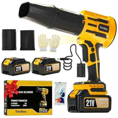 Cordless Handheld Leaf Blower Compatible with Makita 18V Battery: $39.99 Cordless Handheld Leaf Blower Compatible with Makita 18V Battery: $39.99