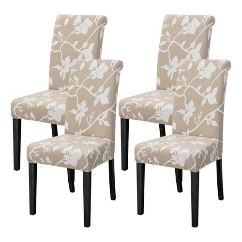 Forcheer Stretch Dining Chair Covers 4-Pack: $15.99