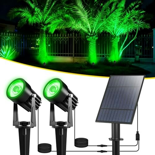 T-Sun 2-in-1 Solar Landscape Spotlights: $23.99