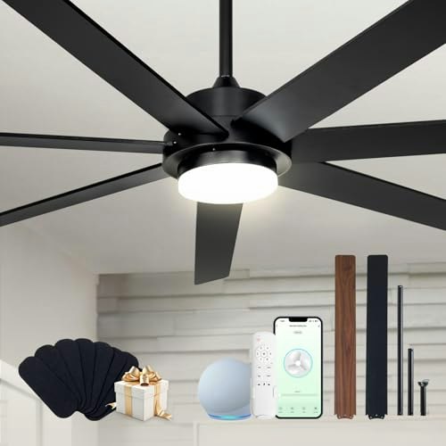 72-Inch Smart Ceiling Fan with Light: $143.99 72-Inch Smart Ceiling Fan with Light: $143.99
