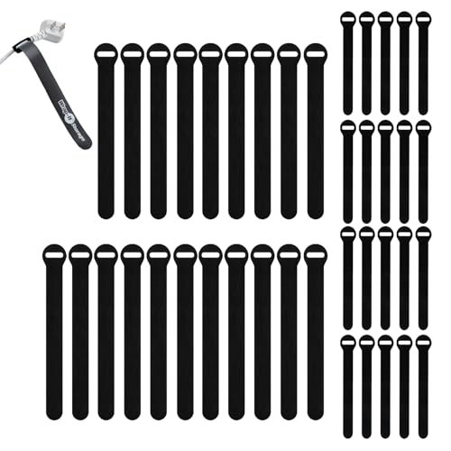Wrap-It Storage Self-Gripping Reusable Cable Ties 40-Pack: $11.99