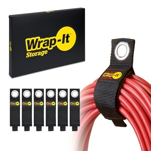 Wrap-It Storage Straps 10-inch 6-Pack: $13.59