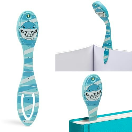Shark Clip-On Book Light and Bookmark: $7.99 Shark Clip-On Book Light and Bookmark: $7.99