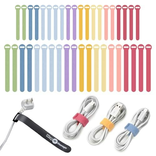 Wrap-It Storage Self-Gripping Reusable Cable Ties 40-Pack: $11.99 Wrap-It Storage Self-Gripping Reusable Cable Ties 40-Pack: $11.99