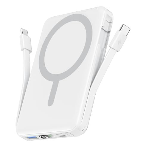 Podoru 10,000mAh Magnetic Portable Charger for MagSafe: $26.59