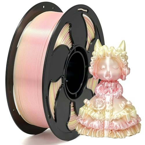 Silk Gradient Rainbow Rose 1.75mm PLA 3D Printer Filament 1kg: $15.82 Silk Gradient Rainbow Rose 1.75mm PLA 3D Printer Filament 1kg: $15.82