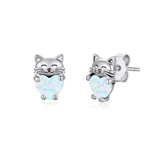 925 Sterling Silver Opal Stud Earrings: $28.79 925 Sterling Silver Opal Stud Earrings: $28.79