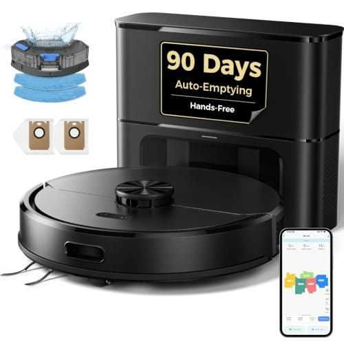 Kilgone Robot Vacuum and Mop with Self-Emptying Dock: $227.99