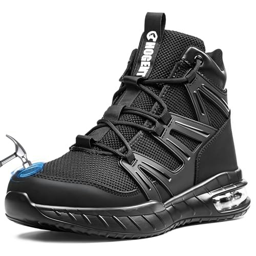 Hogent Men's Steel Toe Safety Work Boots: $36.08