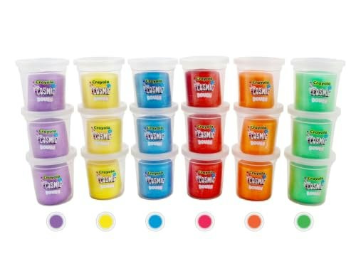 Crayola Cosmic Sparkle Modeling Dough 18-Pack: $11.98