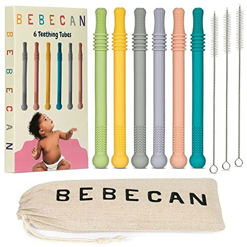 Bebecan 6-Pack Silicone Teething Sticks: $7.99 Bebecan 6-Pack Silicone Teething Sticks: $7.99