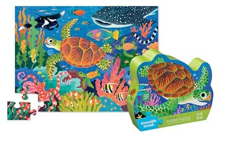 Crocodile Creek Sea Turtle 36-Piece Jigsaw Puzzle: $19.99 Crocodile Creek Sea Turtle 36-Piece Jigsaw Puzzle: $19.99