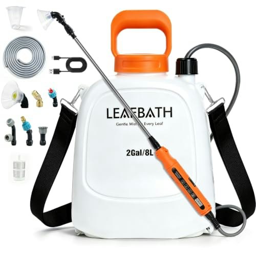 2-Gallon Battery-Powered Backpack Sprayer: $33.23 2-Gallon Battery-Powered Backpack Sprayer: $33.23
