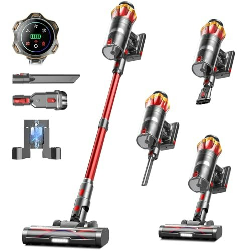 650W 55KPa Cordless Stick Vacuum Cleaner: $113.96