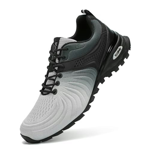 Kricely Men's Trail Running and Walking Sneakers: $37.59