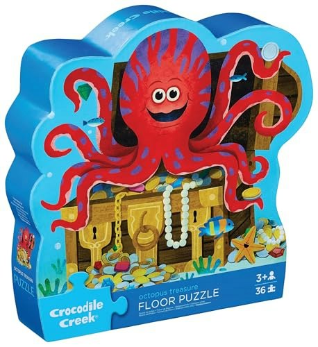 Crocodile Creek 36-Piece Octopus Treasure Jigsaw Puzzle: $20.79 Crocodile Creek 36-Piece Octopus Treasure Jigsaw Puzzle: $20.79