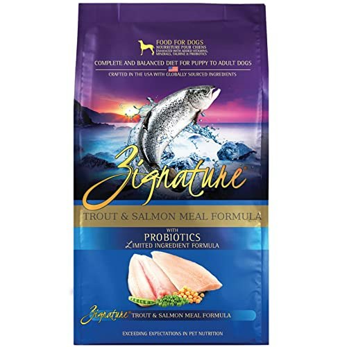Zignature Trout and Salmon Dry Dog Food 25lb: $66.39 Zignature Trout and Salmon Dry Dog Food 25lb: $66.39