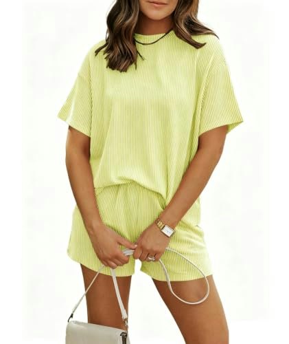 Marzxin Women's Striped 2-Piece Short Set: $26.35