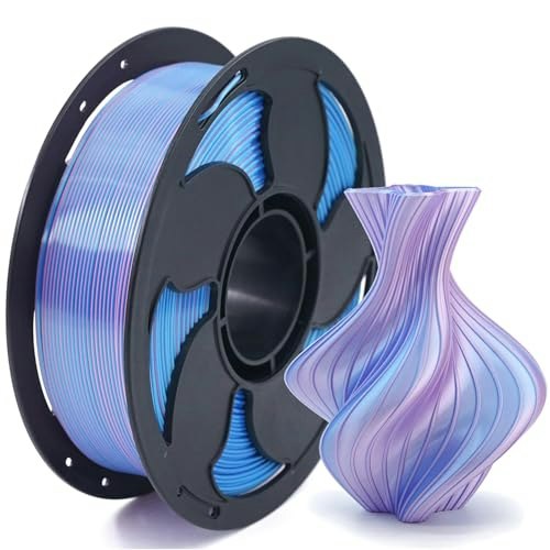 Silk Dual Color Sky Blue and Pink 1.75mm 1kg 3D Printer Filament: $15.98 Silk Dual Color Sky Blue and Pink 1.75mm 1kg 3D Printer Filament: $15.98