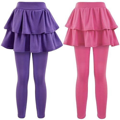 Guoguowu Girls' Skirt Leggings 2-Pack: $23.98 Guoguowu Girls' Skirt Leggings 2-Pack: $23.98