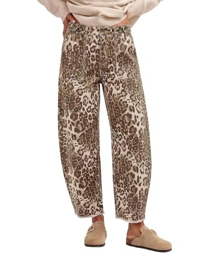 Grapent Women's High Waisted Stretchy Leopard Jeans: $29.83 Grapent Women's High Waisted Stretchy Leopard Jeans: $29.83