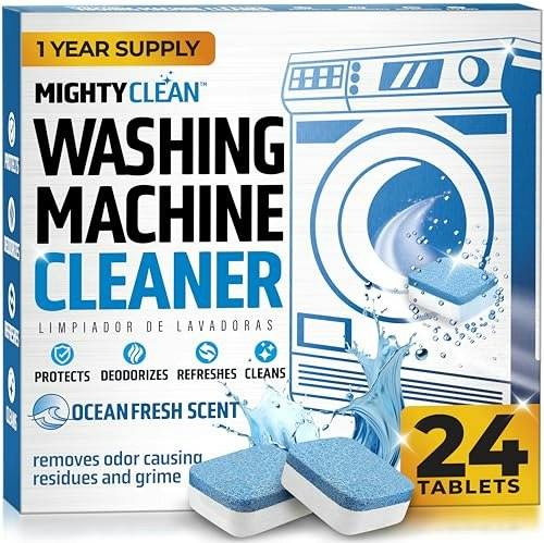 Mighty Clean Washing Machine Cleaner Tablets 24-Pack: $9.48 Mighty Clean Washing Machine Cleaner Tablets 24-Pack: $9.48