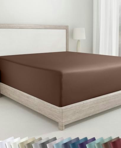 California Design Den Queen Cotton Sateen Fitted Sheet: $25.59