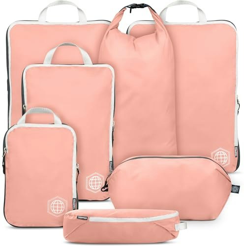 Tripped Travel Gear Compression Packing Cubes 7-Piece Set: $37.94 Tripped Travel Gear Compression Packing Cubes 7-Piece Set: $37.94