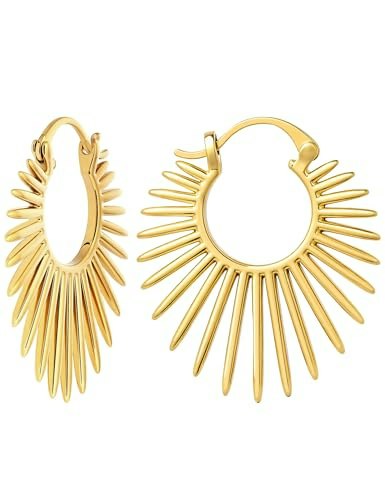 Statement Hoop Earrings: $7.59 Statement Hoop Earrings: $7.59
