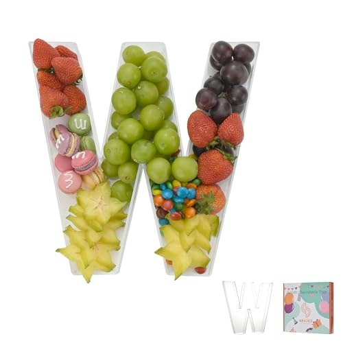 11-Inch Clear Acrylic Alphabet Charcuterie Tray: $15.19 11-Inch Clear Acrylic Alphabet Charcuterie Tray: $15.19