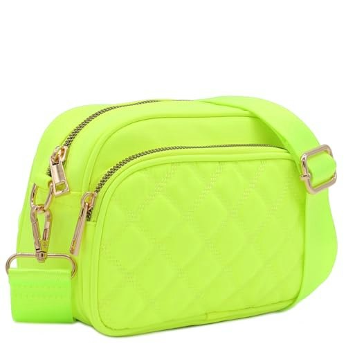 Quilted Nylon Crossbody Bag: $19.95