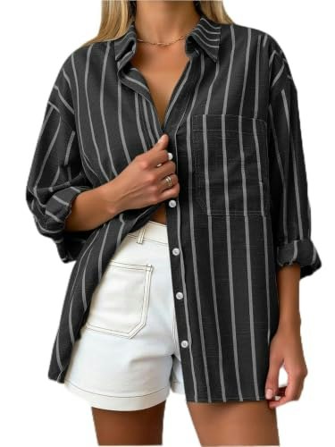 Women's Oversized Cotton Oxford Button-Down Shirt: $22.39 Women's Oversized Cotton Oxford Button-Down Shirt: $22.39