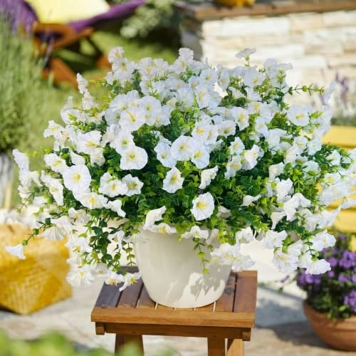 Artificial White Flowers with Green Eucalyptus Stems 16-Bundle Set: $15.18 Artificial White Flowers with Green Eucalyptus Stems 16-Bundle Set: $15.18