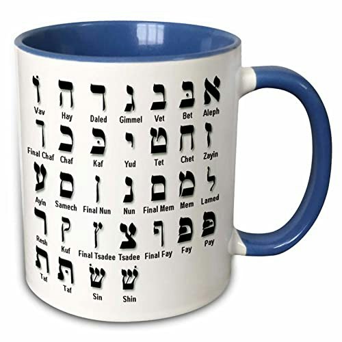 3dRose Jewish Themes 11-ounce Two-Tone Mug: $12.94