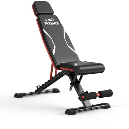 Flybird Adjustable XL Weight Bench: $102.53
