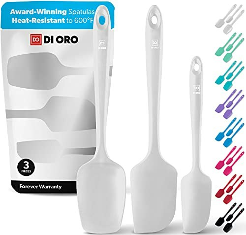 Di Oro 3-Piece Silicone Spatula Set: $19.98 Di Oro 3-Piece Silicone Spatula Set: $19.98