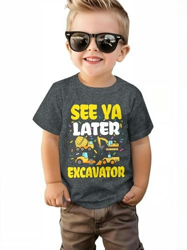 Lovekider 3T Boys Excavator Cotton T-Shirt: $11.99 Lovekider 3T Boys Excavator Cotton T-Shirt: $11.99