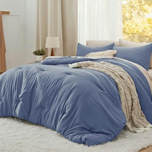 Bedsure King Prewashed Comforter Set 3-Piece: $41.79