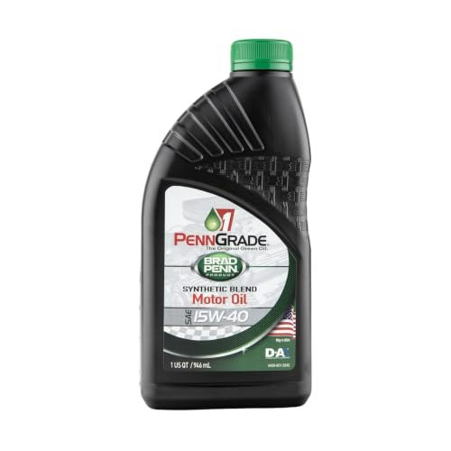 Penn Grade 1 15W-40 Synthetic Blend Motor Oil 1-Quart: $17.74 Penn Grade 1 15W-40 Synthetic Blend Motor Oil 1-Quart: $17.74