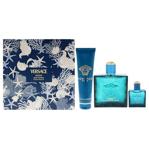 Versace Eros 3-Piece Men's Fragrance Gift Set: $80.33