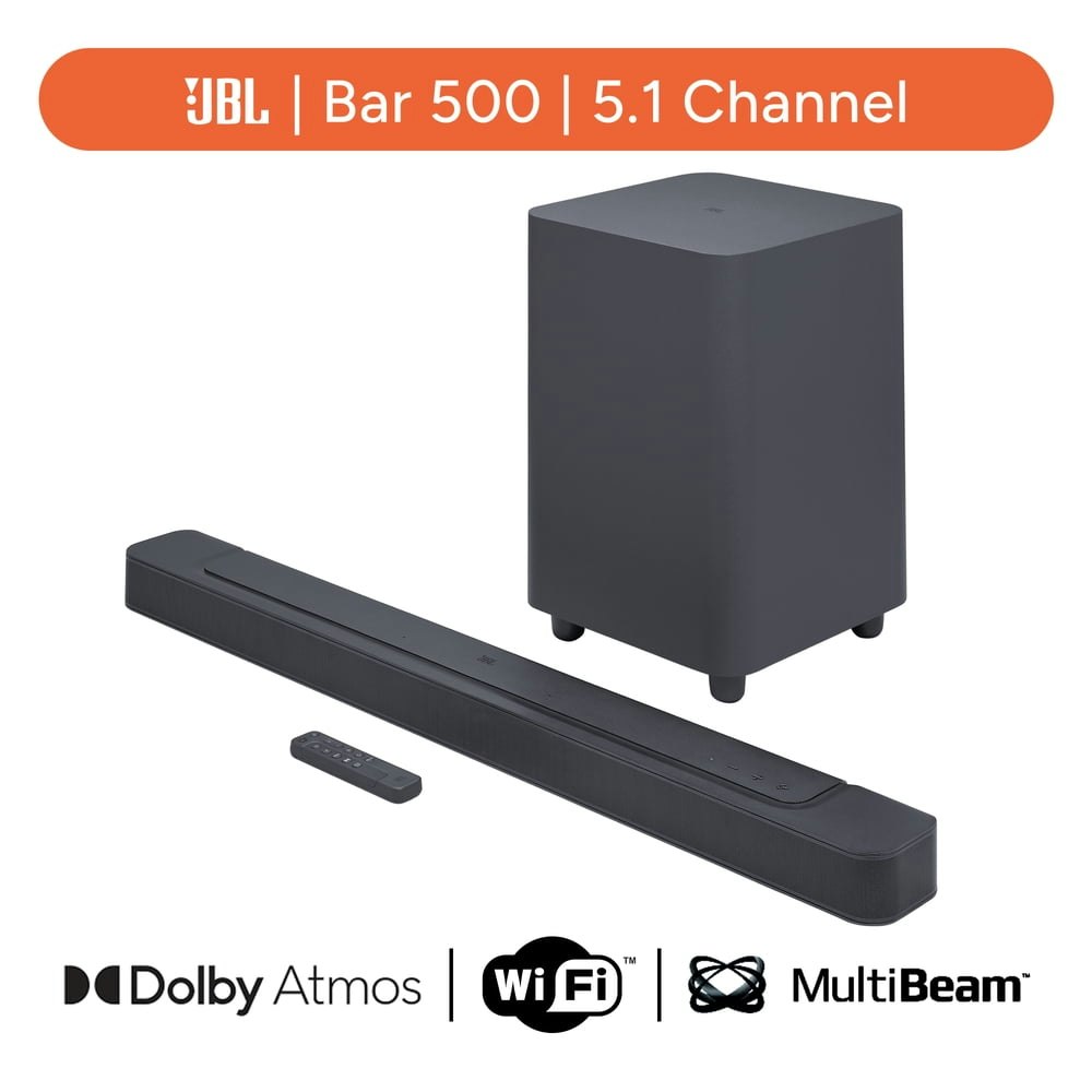 JBL Bar 500 5.1-Channel Soundbar and Subwoofer: $549.95