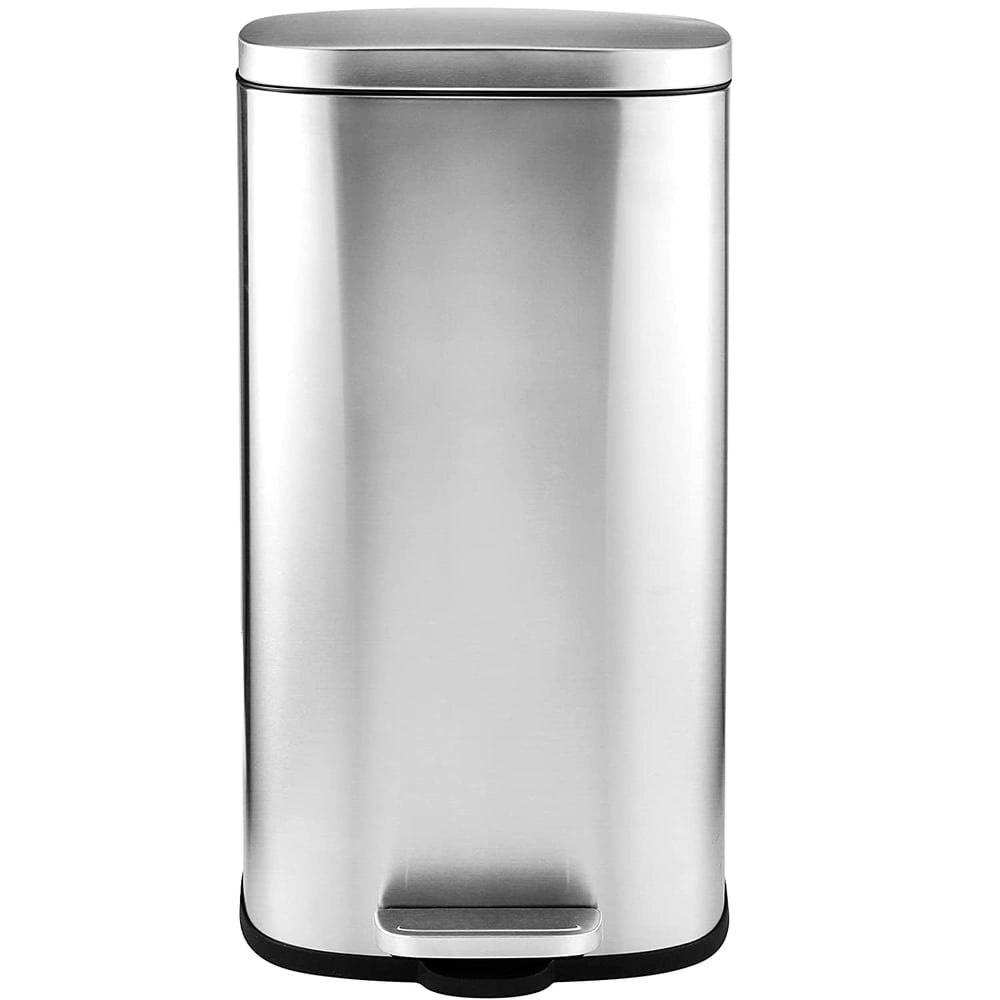 Arlopu 8-Gallon Stainless Steel Step Trash Can: $69.99