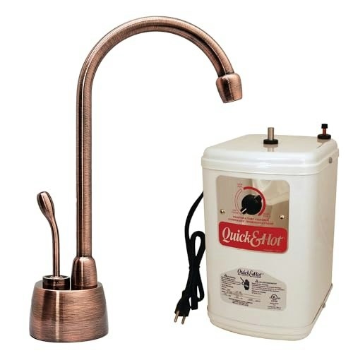 Westbrass Velosah 9-Inch 1-Handle Hot Water Dispenser Faucet with Tank: $469.30