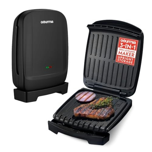 Gourmia 4-Serving Indoor Grill and Panini Maker: $35.03 Gourmia 4-Serving Indoor Grill and Panini Maker: $35.03