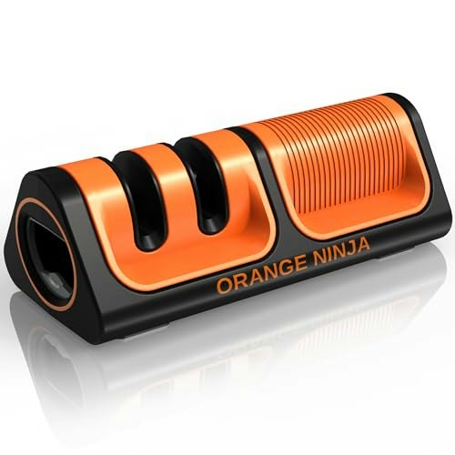 Orange Ninja Mini Knife Sharpener: $11.99