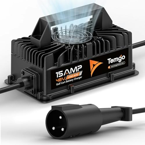 48V 15A Golf Cart Battery Charger for Club Car: $94.99