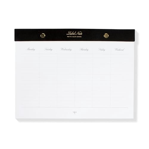 Fringe Studio Noir Weekly Deskpad 60-Sheet 10" x 7.5": $3.28