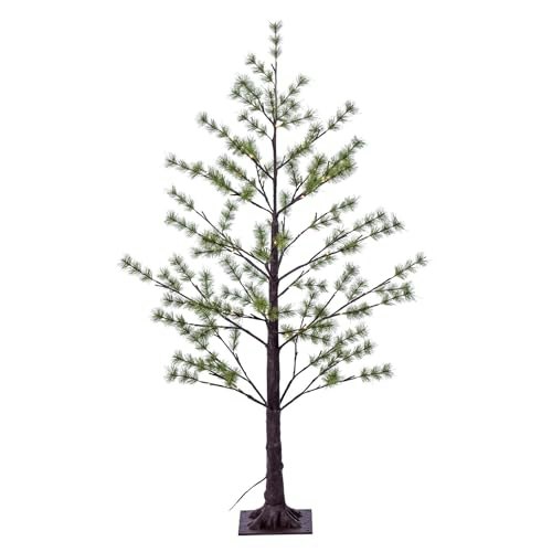 Vickerman 4-Foot Green Mini Pine Twig Tree with Warm White LED Lights: $80.05 Vickerman 4-Foot Green Mini Pine Twig Tree with Warm White LED Lights: $80.05